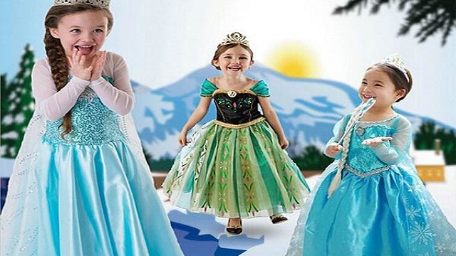 Vestiti di Carnevale di Frozen Elsa