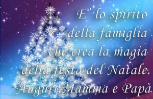 Auguri di Natale per mamma e papà: 53 immagini, lettere e frasi da